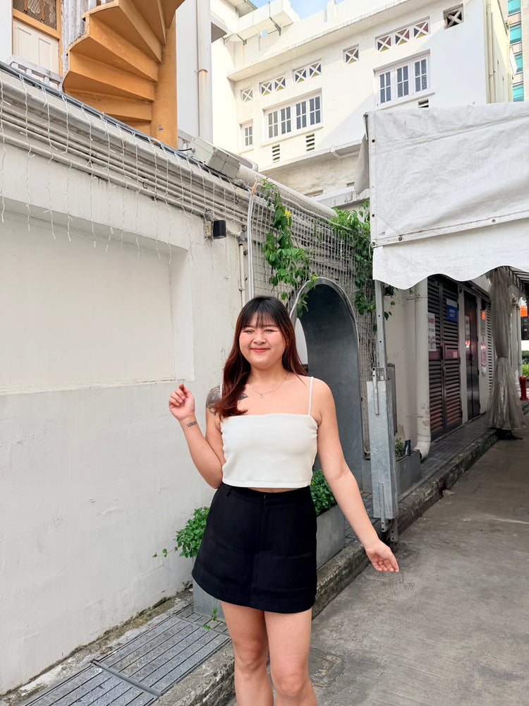 Butter Chub Padded Top ( White)